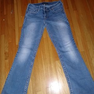 Womens Silver Suki bootcut jeans size 28